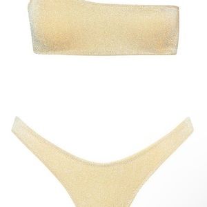 gold bikini